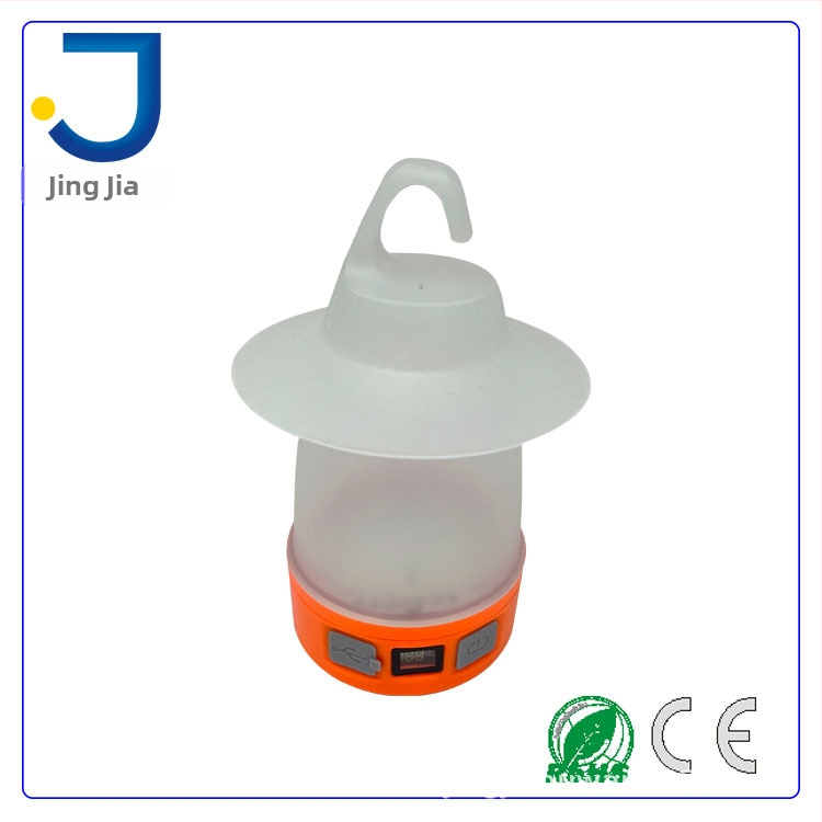 Viacúčelová kempingová lampa pre vonkajšie použitie, jasné svetlo, viaceré režimy, dvojhlavá lampa do stanu, ľahká a prenosná