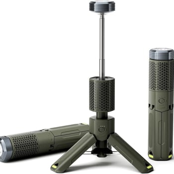 Novo vanjsko šesterokutno LED kamping svjetlo, vodootporno, teleskopni tripod za radno svjetlo