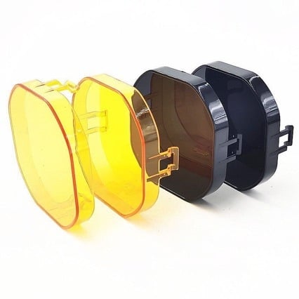 4 LED kvadratno radno svjetlo za automobil, 3 inča, 40W, crno kućište, off-road reflektor s poklopcem leće