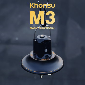 Khonsu M3 LED kamping svjetlo – punjivo, višefunkcionalno svjetlo za šator i atmosferu