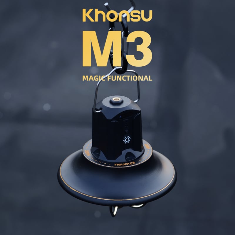 Khonsu M3 LED kamping svjetlo – punjivo, višefunkcionalno svjetlo za šator i atmosferu