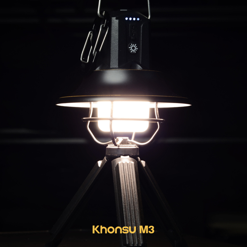 Khonsu M3 LED kamping svjetlo – punjivo, višefunkcionalno svjetlo za šator i atmosferu