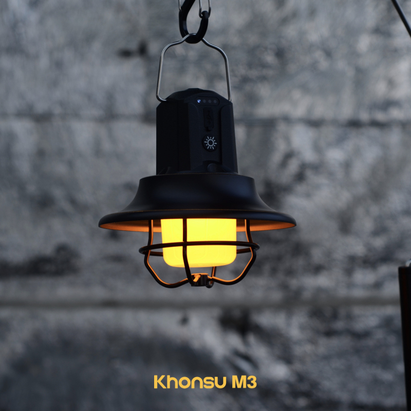 Khonsu M3 LED kamping svjetlo – punjivo, višefunkcionalno svjetlo za šator i atmosferu