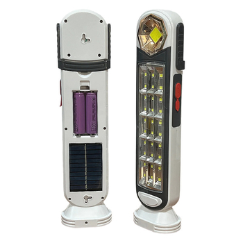 Solarna LED lampa za nuždu za kampiranje – punjiva, prijenosna vanjska svjetiljka s industrijskim reflektorom