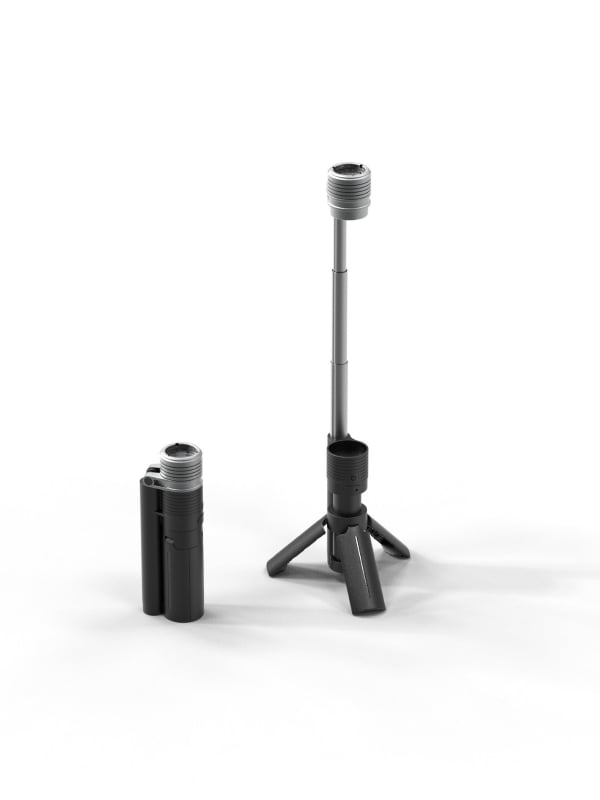 Prijenosno kamping svjetlo i flashlight s 4500mAh baterijom, podesiva jačina svjetla, magnetsko svjetlo za šator, 800 lumena