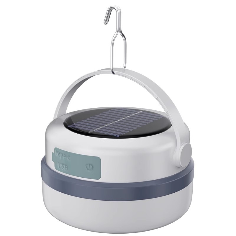 Napajana kamping lampa s ambijentalnim osvjetljenjem, solarno napajana svjetiljka za šator, ultra jaka LED rasvjeta