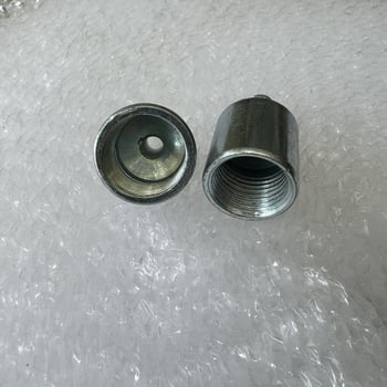 UFO industrijski i rudarski lampni rameni adapter, pocinano željezo, vanjski navoj M8/M10/M12/M14, unutarnji navoj 4‑točke/6‑točaka