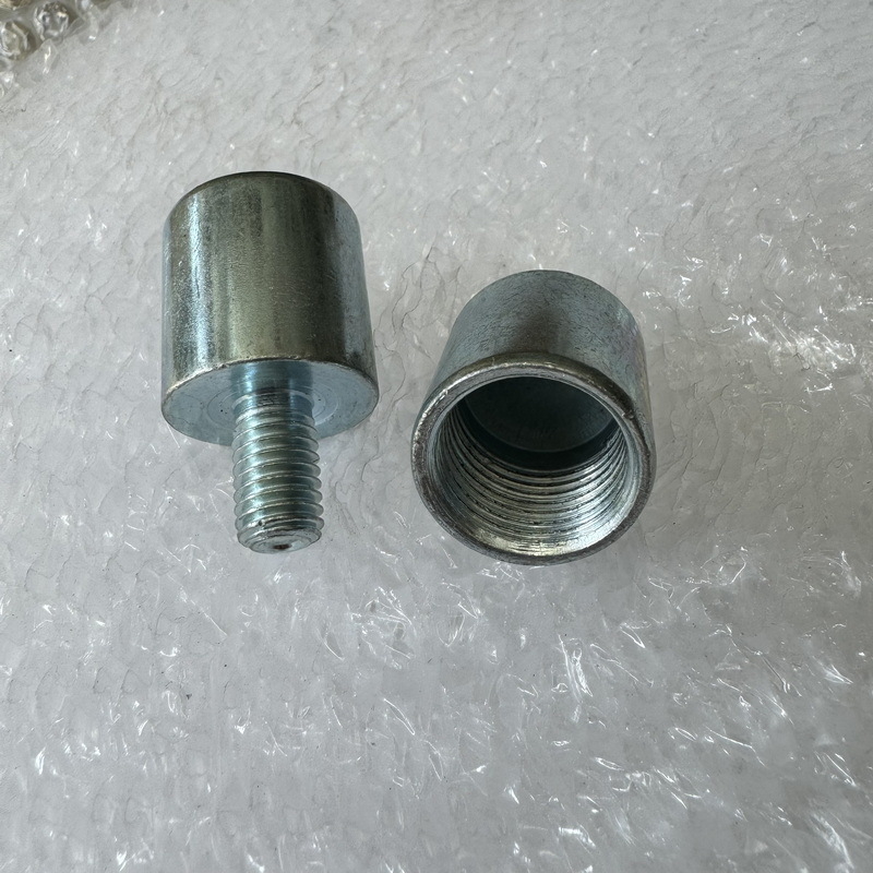 UFO industrijski i rudarski lampni rameni adapter, pocinano željezo, vanjski navoj M8/M10/M12/M14, unutarnji navoj 4‑točke/6‑točaka