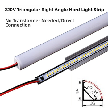 LED linearno svjetlo 220V za ormariće i stubište – bijelo, 144 LED (2835 SMD), 18W, kut snopa 120°
