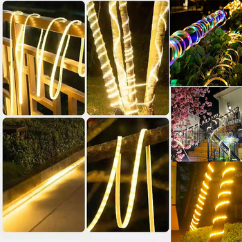 RGB LED traka sa šest boja, 220V, visoka svjetlina, vodootporna za vanjsku upotrebu, ambijentalno osvjetljenje