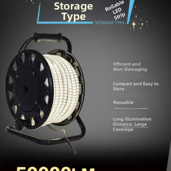 Vodotesná LED páska 220V pre stavby, 2000 lm, rozšíriteľné osvetlenie schodov, VDE certifikát