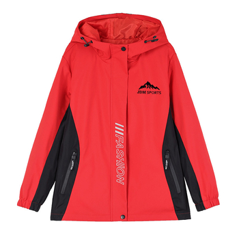 Ženska jakna za proljeće i jesen, kratka jakna s dizajnom color-block, zatvarač, stojeći ovratnik, udoban kroj za outdoor aktivnosti