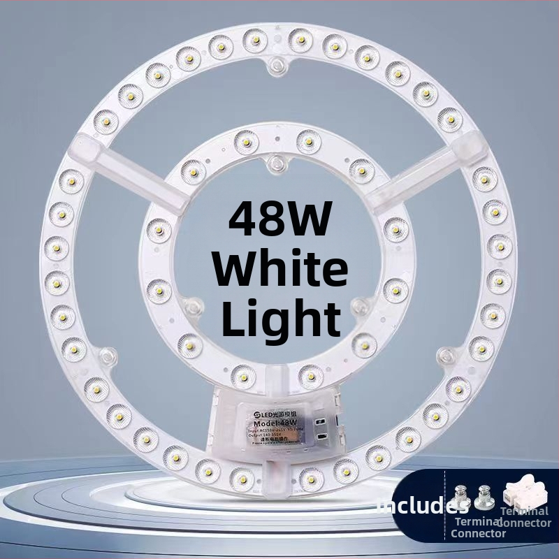 LED doska pre úpravu stropného osvetlenia, kruhové svetlo s diaľkovým ovládaním, ultra jasné úsporné LED diódy a panel svetla
