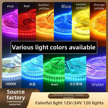 LED pás Ice Blue 24V, 120 LED (2835), vnútorné atmosférické osvetlenie