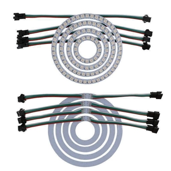 WS2812B Angel Eye LED prsten, 24 LED, 5V, RGB, kružni dekorativni svjetlosni prsten