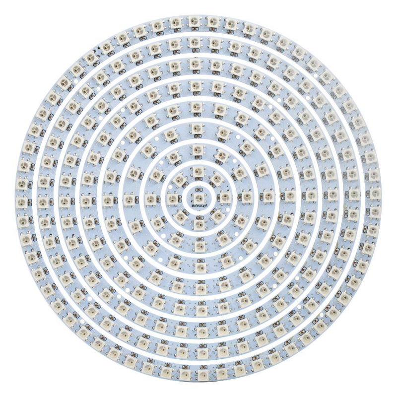 WS2812B Angel Eye LED prsten, 24 LED, 5V, RGB, kružni dekorativni svjetlosni prsten