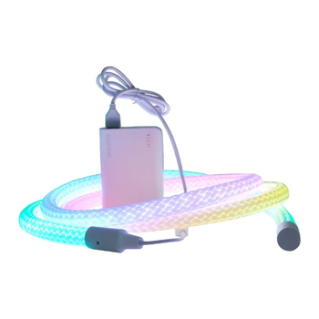 LED 360° kružna neonska mrežasta traka set s USB Bluetooth upravljanjem za ambijentalno osvjetljenje