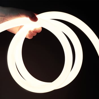 360° Neon LED prsten, kružna fleksibilna LED traka, vodootporna 12V s daljinskim upravljačem