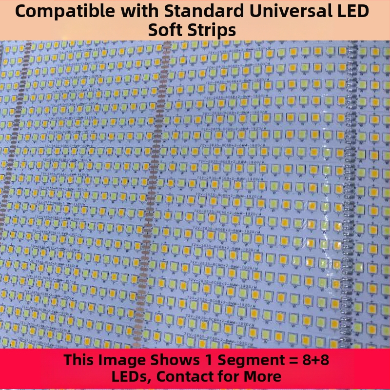 LED pás 2835 na strop, kruhové svetlo do obývačky, postmoderný dizajn, ohybný svetelný pás, monofarebný a dvojfarebný