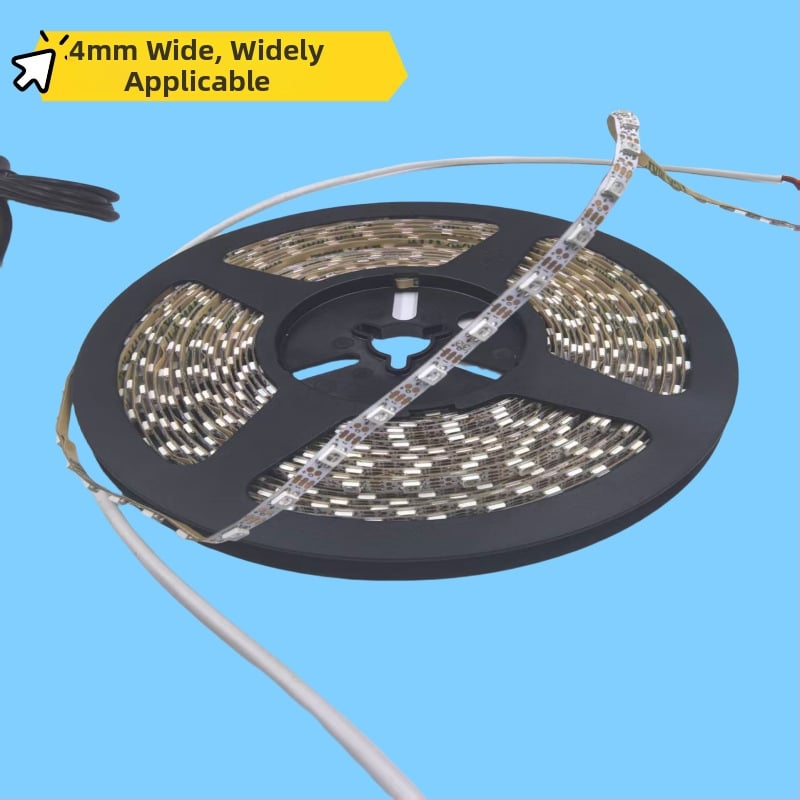 2835-90 LED pás s meniacou farbou, šírka 4 mm, ultra tenká, s diaľkovým ovládaním