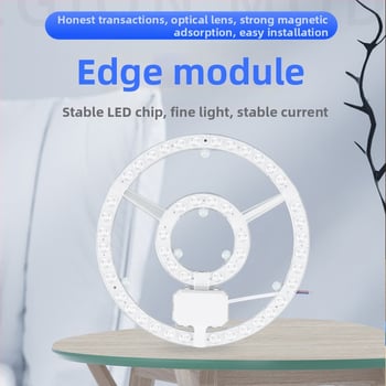 Vlastný LED panel na strop s kruhovým svetelným zdrojom, modulom na úpravu a kruhovým náhradným svetelným pásom pre domáce použitie