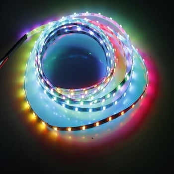 2,7 mm ultra-tanka RGB LED traka, 5V, jednopunktno upravljanje, efekt tekuće vode, dekorativno osvjetljenje za atmosferu