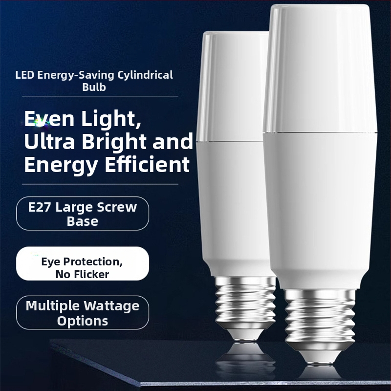 LED úsporná cylindrická downlight s E27 závitom, biele svetlo šetrné k očiam, domáce použitie