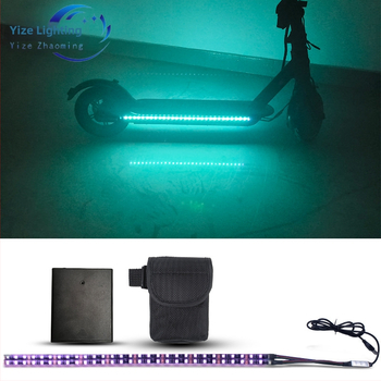 RGB ambientná LED pás s batériovým boxom pre balansér a skateboard — vodotesný