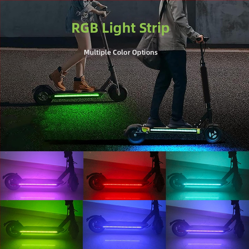 RGB ambientná LED pás s batériovým boxom pre balansér a skateboard — vodotesný