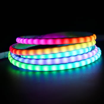 RGB Magic COB LED trak za osvjetljenje, 5V, 1 m, 160 LED, COB 5 mm, dimmabilno, ambijentalno neonsko osvjetljenje za zabavne prostore