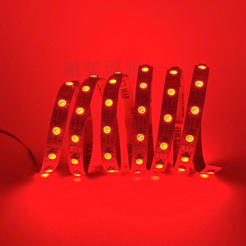 5V WS2812 RGB LED traka, 60 LED (5050), ambijentalno osvjetljenje, dekorativno, pametna kontrola