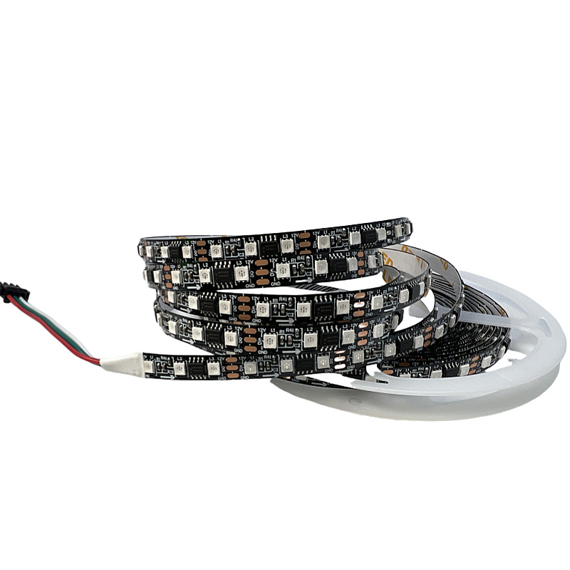 3535 RGB LED traka, 12V, širina 8 mm, 120 LED, fleksibilna unutarnja ambijentalna LED traka, regulacija svjetla, vijek trajanja 50.000 h