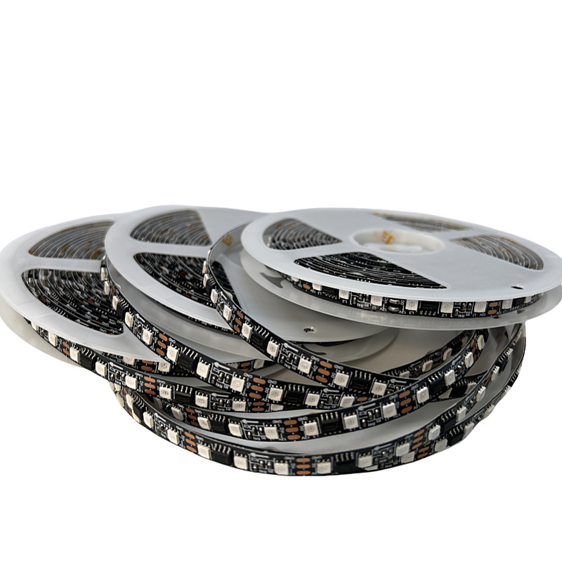 3535 RGB LED traka, 12V, širina 8 mm, 120 LED, fleksibilna unutarnja ambijentalna LED traka, regulacija svjetla, vijek trajanja 50.000 h