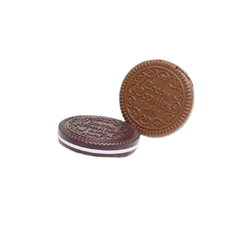 Oreo čokoládové sušienky kozmetické zrkadlo, prenosné mini skladacie