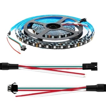 24V, 10 segmentov, 60 LED MT2811 viacfarebná silikonová LED páska pre náladové bary a pódiá