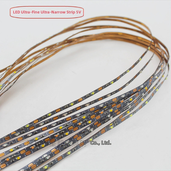 LED pás pre model pieskového stola, SMD 0805, 12V, 4W, 120 LED, 4 lm/LED, dĺžka 1 m, uhol lúča 120°, nevodotesný, FPCB, stmievateľný, mono farba