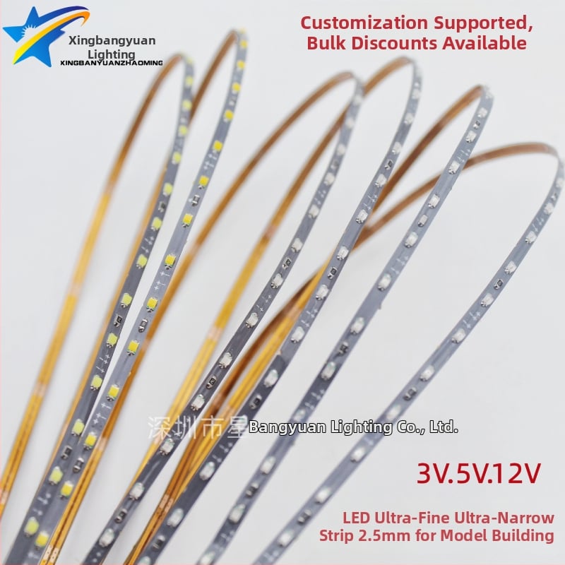 LED pás pre model pieskového stola, SMD 0805, 12V, 4W, 120 LED, 4 lm/LED, dĺžka 1 m, uhol lúča 120°, nevodotesný, FPCB, stmievateľný, mono farba