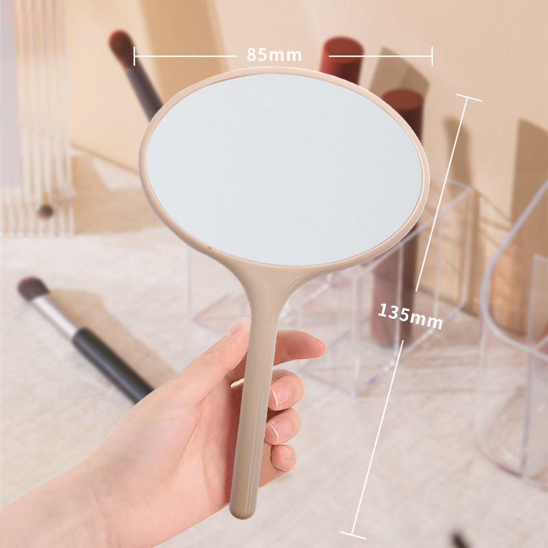 Prenosné zrkadlo na make-up, s vysokým rozlíšením, malé jednostranné ručné zrkadlo, na retušovanie