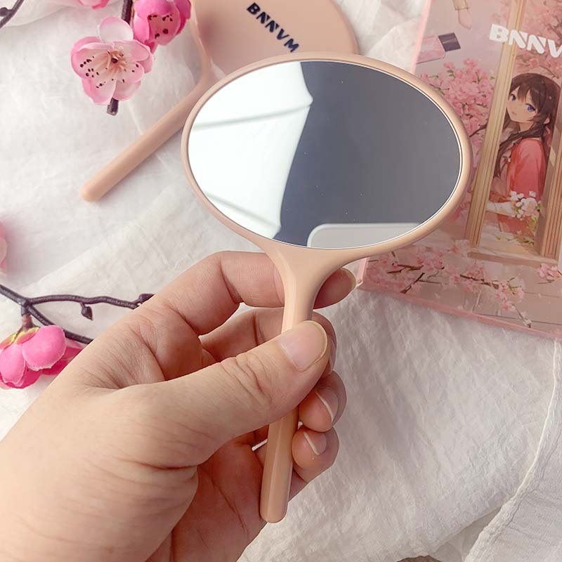 Prenosné zrkadlo na make-up, s vysokým rozlíšením, malé jednostranné ručné zrkadlo, na retušovanie