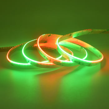 COB RGB SPI bočný vyžarujúci LED pásik — ultra tenký, určený na montáž do medzier skriniek, šatní, knižníc a vinoték