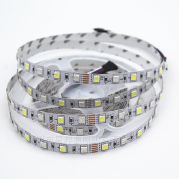 LED5050RGBW pásik, 5 m, RGBW teplá biela, 12–24 V