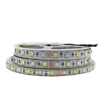 LED5050RGBW pásik, 5 m, RGBW teplá biela, 12–24 V