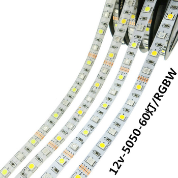 LED5050RGBW pásik, 5 m, RGBW teplá biela, 12–24 V