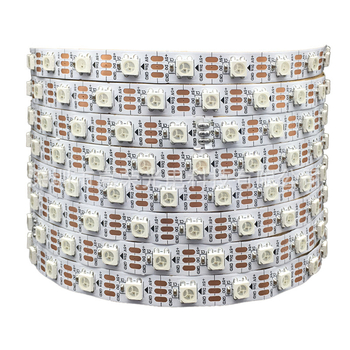 Inteligentný RGB LED pás s WS2811/WS2815, DMX512, flexibilný 5V/12V/24V, farebné efekty (model Jr-60554)