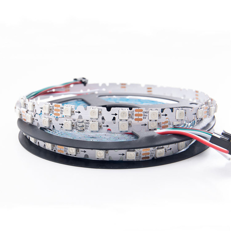 WS2815S typ LED pásu 5050, 12V, vstavaný IC, programovateľný efekt tečúcej vody, skladacia LED páska