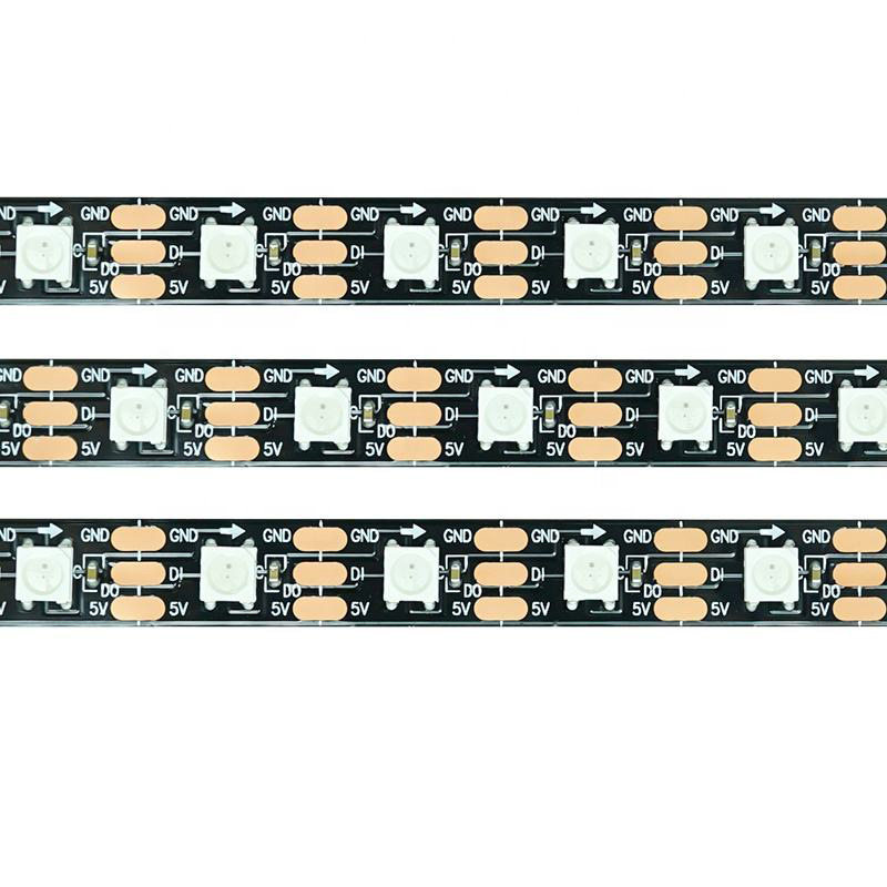 5V RGB LED pásik pre ambientné osvetlenie, programovateľný, s integrovaným IC, obnova prerušenia, 5050 RGB prispôsobiteľná inteligentná páska