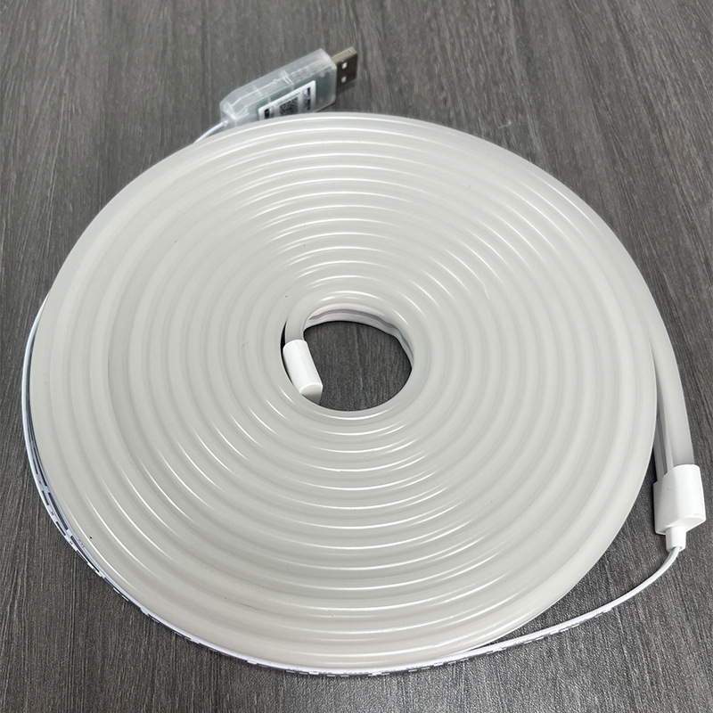 Sada LED pásik 5V s USB, RGB neonová zmena farieb, ovládanie cez aplikáciu, hudobný rytmus a zvukový senzor, DIY dekoratívny svetelný pás