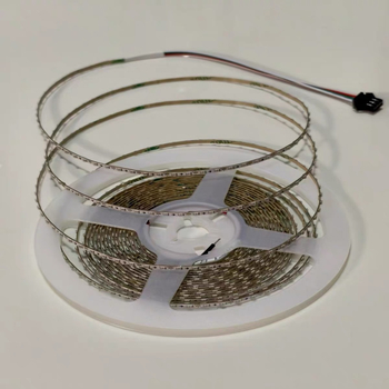 5V tenký RGB LED pás pre diorámové modely áut, 2,7 mm, flexibilný, plnofarebný