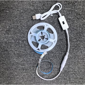 5V LED nízkonapäťová páska sada 5050 RGB pre atmosférické osvetlenie s Bluetooth diaľkovým ovládaním