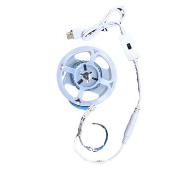 5V LED nízkonapäťová páska sada 5050 RGB pre atmosférické osvetlenie s Bluetooth diaľkovým ovládaním